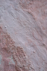 Close up of cracked rustic external wall