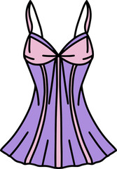 babydoll dress in color