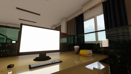 interior of a modern office