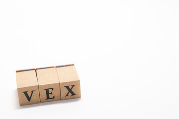 英単語　ブロック　アルファベット　English　VEX