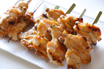 焼き鳥の盛り合わせ