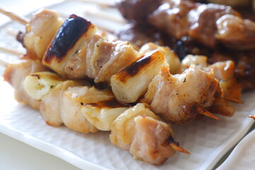 焼き鳥の盛り合わせ