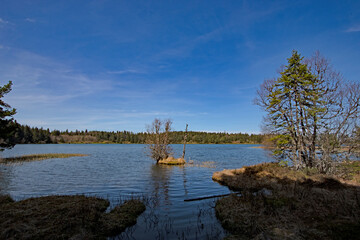 Le lac de Servières, volcan d'Auvergne