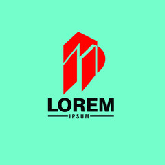 SIMPLE LOGO WITH RED STYLE