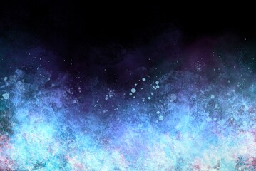 青い炎のような抽象的な エフェクト 背景素材