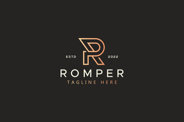Premium Monogram Letter R Logo