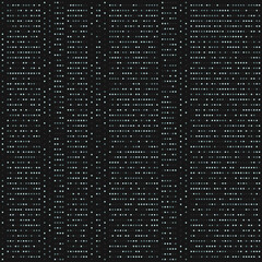 Obraz premium Rule 1 Elementary cellular automaton random seed sample implementation illustration