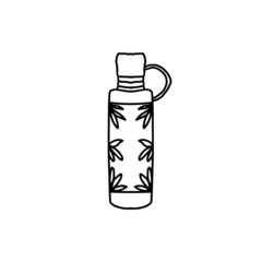 Digital illustration of sport bottle
