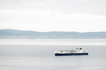Image of a ferryboat on the sea