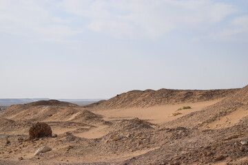 Fototapeta na wymiar white desert in Jordan 