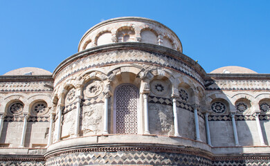 Fototapeta premium building of ancient synagogue in Messina Sicily Italy