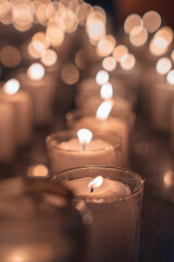 candles in the dark