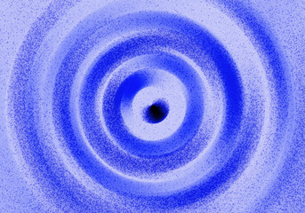 Fototapeta na wymiar Fondo abstracto azul de círculos concéntricos