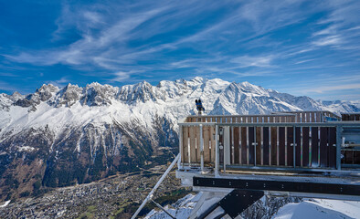 Le Brevent, Chamonix-Mont-Blanc - obrazy, fototapety, plakaty