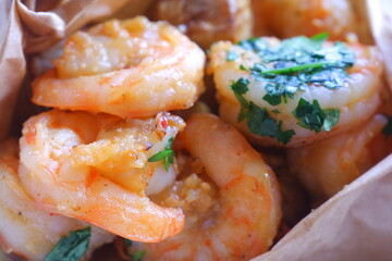 海老のアヒージョajillo