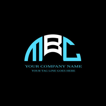 MBC letter logo creative design with vector graphic