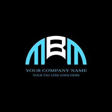 MBM letter logo creative design with vector graphic