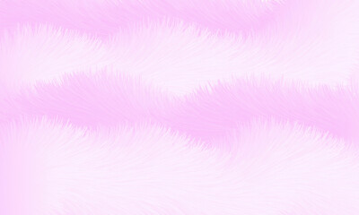 Pink and white fur texture. Coral fluffy fabric background. Beautiful abstract soft wallpaper for web