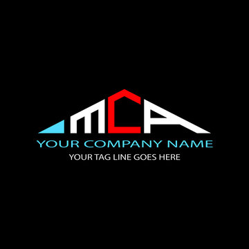 MCA letter logo creative design with vector graphic