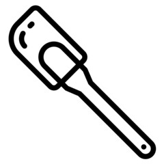 spatula line icon