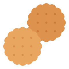 biscuits flat icon