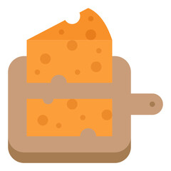 cheese flat icon