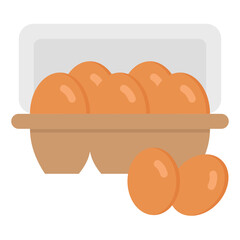 eggs flat icon