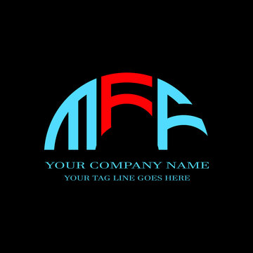MFF letter logo creative design with vector graphic