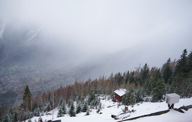 Chamonix-Mont-Blanc valley, France