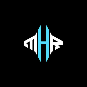 MHR letter logo creative design with vector graphic