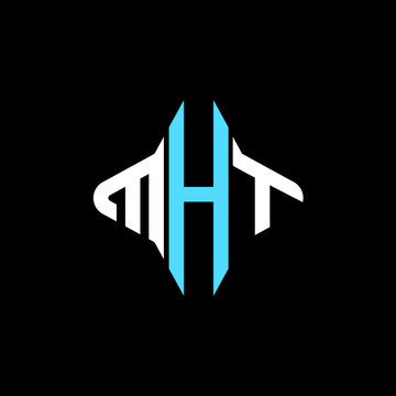 MHT letter logo creative design with vector graphic