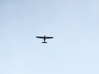 airplane in the sky