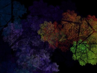 Imaginatory fractal abstract background Image