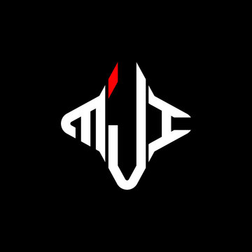 MJI letter logo creative design with vector graphic