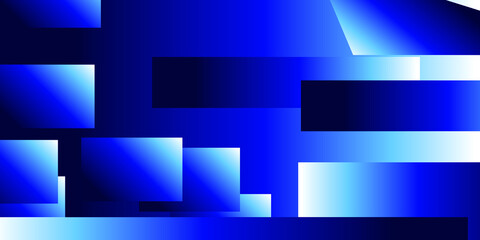 Abstract blue background with squares