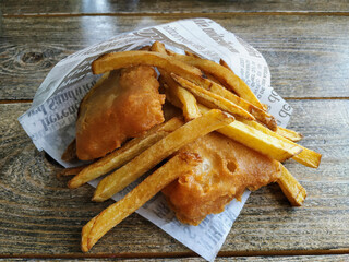 Fish and chips.