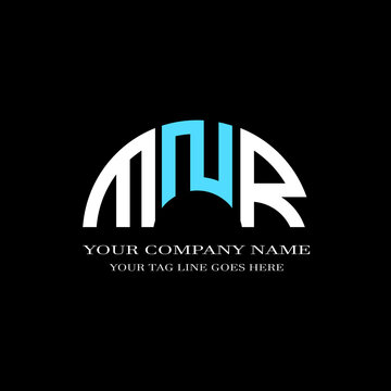 MNR letter logo creative design with vector graphic
