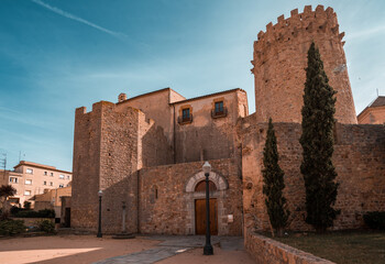 Fototapeta na wymiar Monastery of Sant Feliu de Guixols in Catalonia, Spain