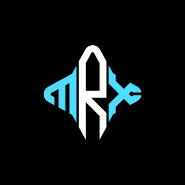 MRX letter logo creative design with vector graphic
