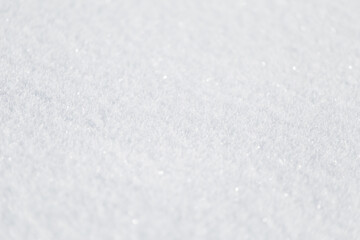 Closeup of fresh snow