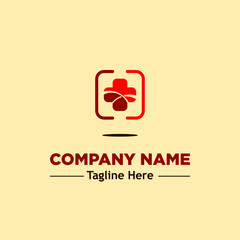 doctor stethoscope note logo simple icon design illustration