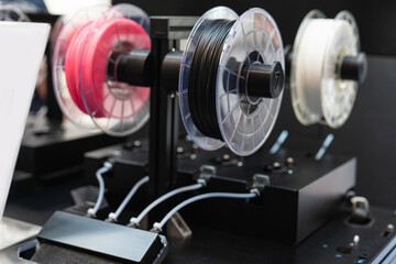 Coils with plastic polymer for 3D printer