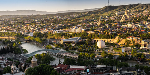 Panorama view of Tbilisi, Georgia