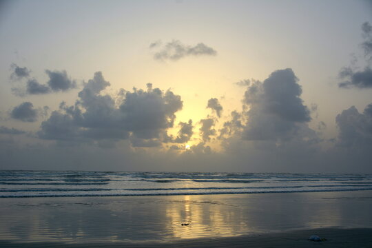 sunset over the sea-Alibag