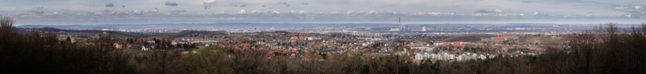Panorama krakowa 
