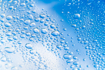 水滴の写真。雨上がりのイメージ。