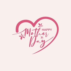 Mother's day logo icon vector