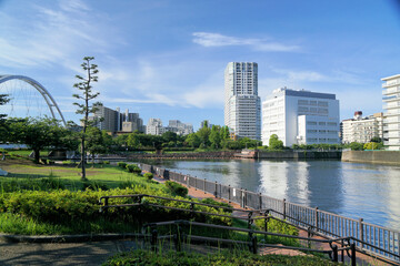 Fototapeta premium 東品川海上公園の風景