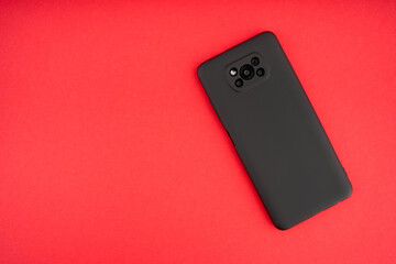 mobile phone for advertising in an online store. Fashion mobile phone cover. 