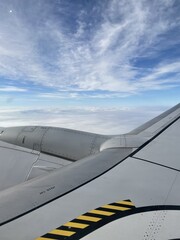 Fototapeta na wymiar Airplane Sky View